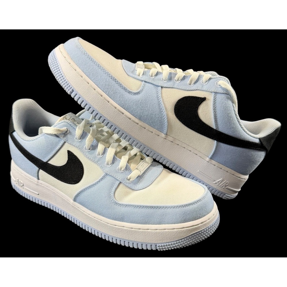 Nike Air Force 1 Low '07 LV8 Carolina Blue Men's Canvas Sneakers Size 11